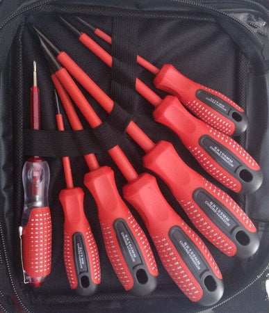SET 7 PEZZI CACCIAVITI GIRAVITI ISOLATI CON MANICO IN GOMMA GRIP CON CERCAFASE Fai da te/Utensili elettrici e a mano/Utensili a mano/Cacciaviti/Set cacciaviti Trade Shop italia - Napoli, Commerciovirtuoso.it
