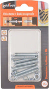 Set 7 Pezzi Viti Vite Testa A Croce Piatta 6 X 40 Mm Con Dado Esagonale M6 90945 Fai da te/Ferramenta/Chiodi viti ed elementi di fissaggio/Viti/Viti a spalla Trade Shop italia - Napoli, Commerciovirtuoso.it
