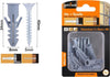 Set 7 Pz Viti Vite Croce 5x40 Mm + Tasselli Con Alette Tassello M8 Fischer 57568 Fai da te/Ferramenta/Chiodi viti ed elementi di fissaggio/Viti/Viti a spalla Trade Shop italia - Napoli, Commerciovirtuoso.it
