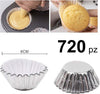 Set-720-Pz-Pirottini-Stampi-Alluminio-Vaschette-Monouso-Per-Muffin-Cupcake-6cm
