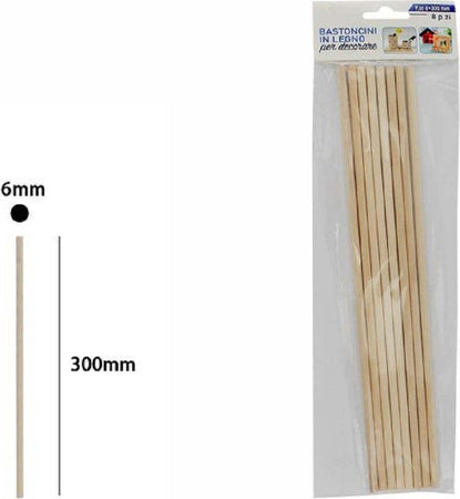 Set 8 Bastoncini In Legno Lavoretti Attivit? Creative Stecchette 6x300 Mm 53873a Giocattoli e infanzia > Scuola > Cancelleria Trade Shop italia - Napoli, Commerciovirtuoso.it