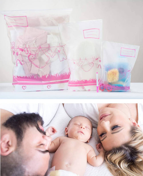 Set 8 Bustine Porta Indumenti per Corredino Neonato Sacche Nascita Bebè Borse Plastica Prova Inodore Buste Unisex Trasparenti Casa e cucina/Organizzazione interni/Organizzazione guardaroba/Sacchetti salvaspazio Sanitaria Gioia del Bimbo - Villa San Giovanni, Commerciovirtuoso.it