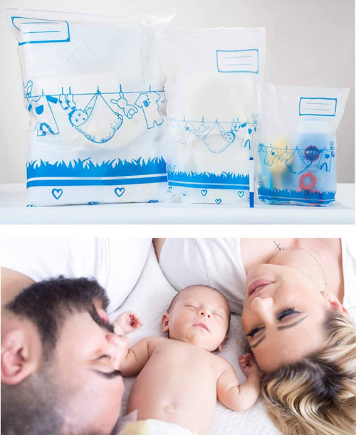 Set 8 Bustine Porta Indumenti per Corredino Neonato Sacche Nascita Bebè Borse Plastica Prova Inodore Buste Unisex Trasparenti Casa e cucina/Organizzazione interni/Organizzazione guardaroba/Sacchetti salvaspazio Sanitaria Gioia del Bimbo - Villa San Giovanni, Commerciovirtuoso.it