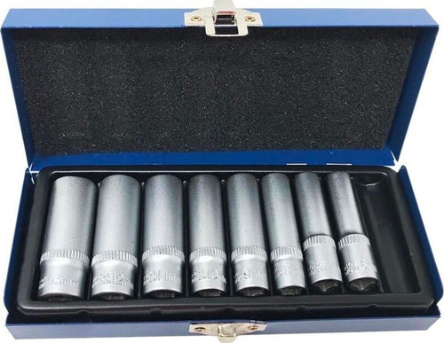 Set-8-Chiavi-A-Bussola-Da-In-Acciaio-Cromato-Bussole-6-7-8-9-10-11-12-13-Mm-Tools