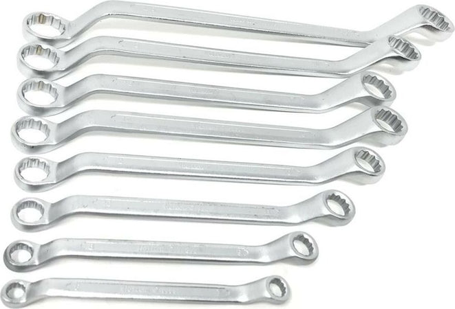 Set-8-Chiavi-Inglesi-Poligonali-Piegate-A-Stella-Chiave-Doppia-Da-6-A-22-Mm-Tools
