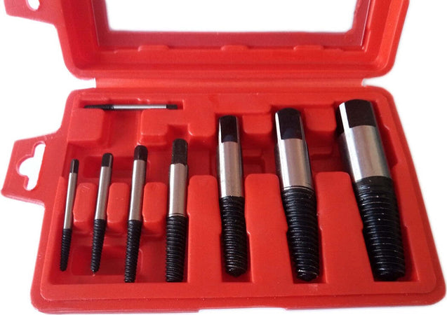 SET 8 ESTRATTORI PER VITI BULLONI ROVINATE SPEZZATE PRIGIONIERI VITI SPEZZATI Fai da te/Utensili elettrici e a mano/Accessori per utensili elettrici/Accessori per cacciavite/Set punte per cacciavite Trade Shop italia - Napoli, Commerciovirtuoso.it