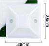 Set 8 Pezzi Basi Passante Per Fissaggio Fascette Supporto Adesivo 28x28mm 57194 Fai da te/Materiale elettrico/Gestione del cavo/Stringicavi Trade Shop italia - Napoli, Commerciovirtuoso.it