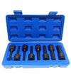 Set 8 Pezzi Chiavi Bussole Torx Attacco 1/2 T30 T80 A Impatto Lunghe 78 Mm