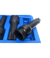 Set 8 Pezzi Chiavi Bussole Torx Attacco 1/2 T30 T80 A Impatto Lunghe 78 Mm