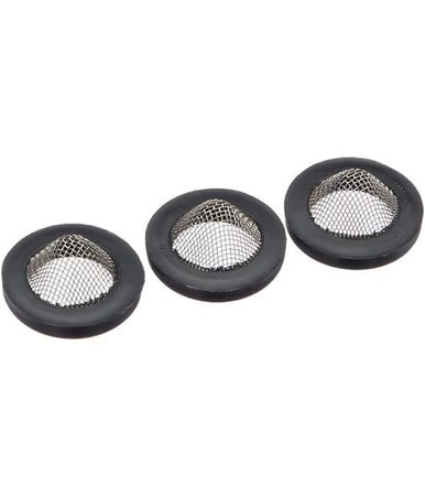 Set 8 Pezzi Guarnizioni In Gomma Nera Con Filtro A Rete 27mm Rubinetto Tubo 52447