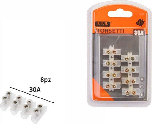 Set 8 Pezzi Morsetti Mammut Staccabili 30a Connettori Isolante Terminale 07121 Casa, arredamento e bricolage > Materiale Elettrico Trade Shop italia - Napoli, Commerciovirtuoso.it