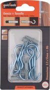 Set 8 Pezzi Viti Vite A Gancio 3.2x55 Mm + Tasselli Con Alette Tassello M6 90738 Fai da te/Ferramenta/Chiodi viti ed elementi di fissaggio/Kit di bulloni e dadi Trade Shop italia - Napoli, Commerciovirtuoso.it