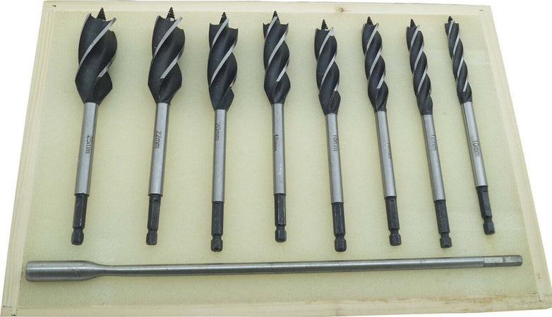 SET 8 PUNTE PER TRAPANO TASSELLATORE PUNTALE AUTOFILETTANTE LEGNO CON PROLUNGA Fai da te/Utensili elettrici e a mano/Accessori per utensili elettrici/Set punte per trapani Trade Shop italia - Napoli, Commerciovirtuoso.it
