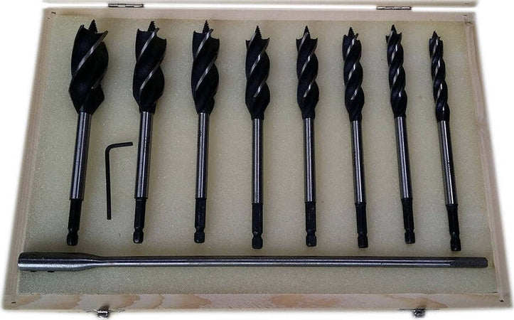 SET 8 PUNTE PER TRAPANO TASSELLATORE PUNTALE AUTOFILETTANTE LEGNO CON PROLUNGA Fai da te/Utensili elettrici e a mano/Accessori per utensili elettrici/Set punte per trapani Trade Shop italia - Napoli, Commerciovirtuoso.it