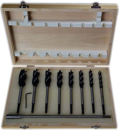 SET 8 PUNTE PER TRAPANO TASSELLATORE PUNTALE AUTOFILETTANTE LEGNO CON PROLUNGA Fai da te/Utensili elettrici e a mano/Accessori per utensili elettrici/Set punte per trapani Trade Shop italia - Napoli, Commerciovirtuoso.it