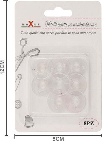Set 8 Rocchetti Spolina Plastica Bobine Raccogli Filo Per Macchina Cucire 87533 Casa e cucina/Hobby creativi/Materiali per hobby creativi/Fili e gomitoli/Cucito Trade Shop italia - Napoli, Commerciovirtuoso.it