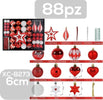 Set 88 Palline Natalizie Decorazioni 6 Cm Addobbi Per Albero Di Natale Xc-8273 Casa, arredamento e bricolage > Prodotti per Feste > Prodotti Natalizi Trade Shop italia - Napoli, Commerciovirtuoso.it
