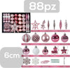 Set 88 Palline Natalizie Decorazioni 6 Cm Addobbi Per Albero Natale Colore Rosa Casa, arredamento e bricolage > Prodotti per Feste > Prodotti Natalizi Trade Shop italia - Napoli, Commerciovirtuoso.it
