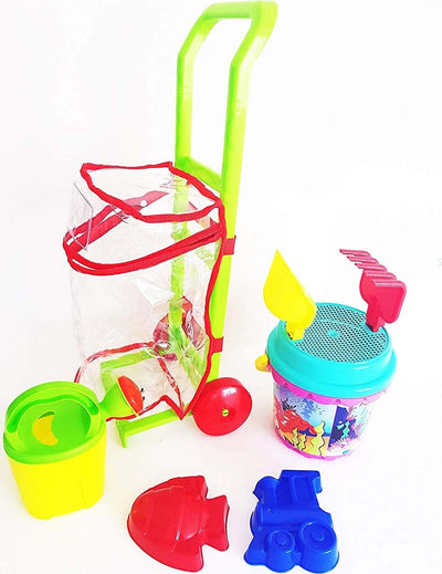 SET 8PZ CARRELLO CON SECCHIELLO PALETTA RASTRELLO FORMINE SABBIA GIOCO SPIAGGIA MARE BAMBINI Giochi e giocattoli/Sport e giochi all'aperto/Sabbiere e giocattoli da spiaggia/Giocattoli per sabbia e spiaggia Trade Shop italia - Napoli, Commerciovirtuoso.it