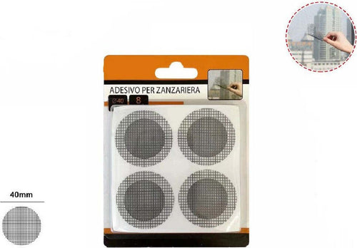 Set 8pz Toppe Nastro Adesivo Zanzariere 40mm Riparazione Schermo Zanzariera Rete Articoli da Giardino > Prodotti Da Esterno > Zanzariere Trade Shop italia - Napoli, Commerciovirtuoso.it