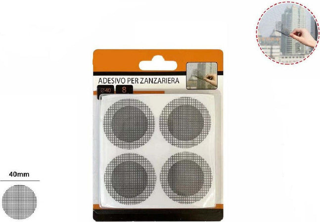 Set 8pz Toppe Nastro Adesivo Zanzariere 40mm Riparazione Schermo Zanzariera Rete Articoli da Giardino > Prodotti Da Esterno > Zanzariere Trade Shop italia - Napoli, Commerciovirtuoso.it
