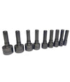 Set 9 Inserti Chiave Esagonale Per Avvitatore Chiave A Bussola Codolo Esagonale
