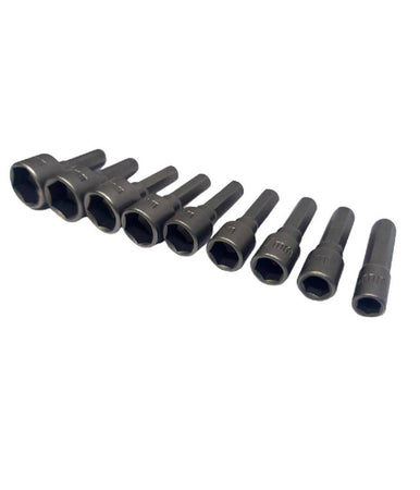 Set 9 Inserti Chiave Esagonale Per Avvitatore Chiave A Bussola Codolo Esagonale