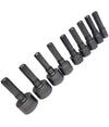 Set 9 Inserti Chiave Esagonale Per Avvitatore Chiave A Bussola Codolo Esagonale
