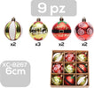 Set 9 Palline Natalizie Decorazioni 6 Cm Addobbi Per Albero Di Natale Xc-8267 Casa, arredamento e bricolage > Prodotti per Feste > Prodotti Natalizi Trade Shop italia - Napoli, Commerciovirtuoso.it