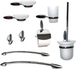 Set 9 Pezzi Accessori da Bagno Odissea Acciaio Cromato Casa e cucina/Bagno/Accessori per il bagno/Dosatori e porta accessori/Dosatori per sapone liquido Ogomondo - Martina Franca, Commerciovirtuoso.it