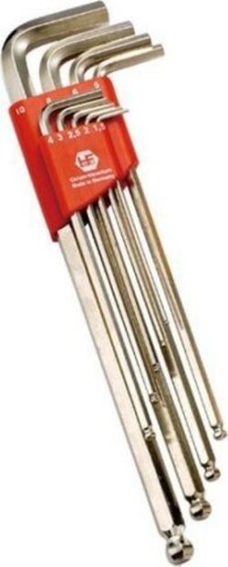 SET-9-PEZZI-CHIAVI-CHIAVINI-ESAGONALI-TORX-LUNGHE-CON-FORO-LAVORO-MISURE