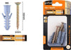 Set 9 Pezzi Viti Vite 5 X 50 Mm + Tasselli Con Alette Tassello M8 Fischer 57199 Fai da te/Ferramenta/Chiodi viti ed elementi di fissaggio/Kit di bulloni e dadi Trade Shop italia - Napoli, Commerciovirtuoso.it