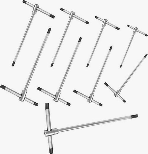 SET 9 PZ CHIAVI CHIAVE A T ESAGONALI LUNGHE MASCHIO CROMO VANADIO. 2.5-10MM Fai da te/Utensili elettrici e a mano/Utensili a mano/Chiavi e chiavi inglesi/Chiavi esagonali Trade Shop italia - Napoli, Commerciovirtuoso.it