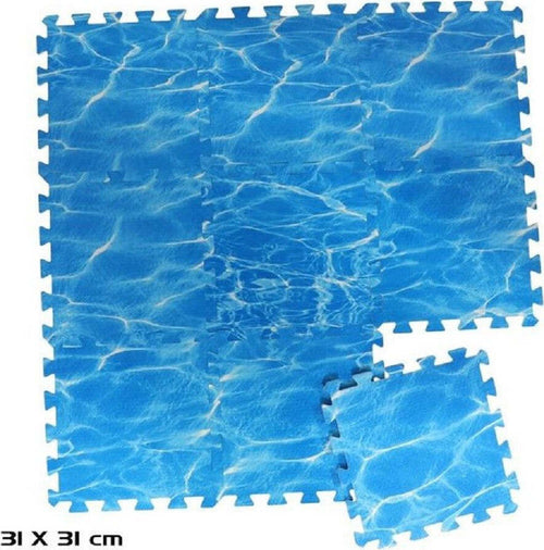 Set 9 Pz Piastrella Design Acqua 31x31x1cm Puzzle Eva Piscina Protezione 980197 Casa e cucina/Tessili per la casa/Tappeti e tappetini/Scendiletto Trade Shop italia - Napoli, Commerciovirtuoso.it