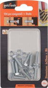 Set 9 Pz Vite Viti Per Esterno A Testa Esagonali 6 X 20mm Con Dadi Dado M6 90915 Fai da te/Ferramenta/Chiodi viti ed elementi di fissaggio/Kit di bulloni e dadi Trade Shop italia - Napoli, Commerciovirtuoso.it