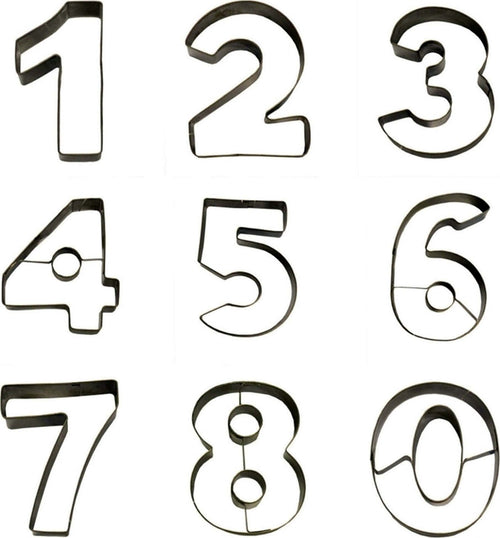 SET 9 STAMPI STAMPINI FORMINE NUMERI IN ACCIAIO INOX BISCOTTI PANE DOLCE NATALE Casa e cucina/Teglie da forno e accessori per pasticceria/Accessori e utensili per pasticceria/Formine per biscotti Trade Shop italia - Napoli, Commerciovirtuoso.it