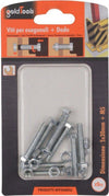 Set 9pz Vite Viti Per Esterno A Testa Esagonali 5 X 30 Mm Con Dadi Dado M5 90911 Fai da te/Ferramenta/Chiodi viti ed elementi di fissaggio/Kit di bulloni e dadi Trade Shop italia - Napoli, Commerciovirtuoso.it