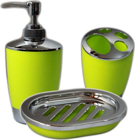 SET ACCESSORI BAGNO PORTA SAPONETTA DISPENSER SAPONE LIQUIDO PORTA SPAZZOLINI  Trade Shop italia - Napoli, Commerciovirtuoso.it