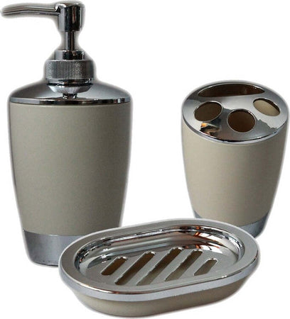 SET ACCESSORI BAGNO PORTA SAPONETTA DISPENSER SAPONE LIQUIDO PORTA SPAZZOLINI  Trade Shop italia - Napoli, Commerciovirtuoso.it