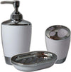 SET ACCESSORI BAGNO PORTA SAPONETTA DISPENSER SAPONE LIQUIDO PORTA SPAZZOLINI  Trade Shop italia - Napoli, Commerciovirtuoso.it