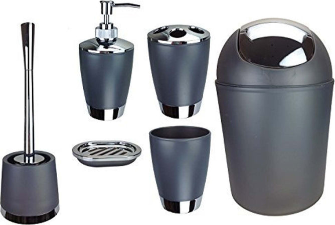 SET ACCESSORI BAGNO PORTA SAPONETTA DISPENSER SAPONE LIQUIDO PORTA SPAZZOLINI  Trade Shop italia - Napoli, Commerciovirtuoso.it