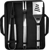 Set Accessori Utensili Barbecue Bbq Con Forchettone Pinza Spatola Apribottiglia Articoli da Giardino > Barbecue > Prodotti Da Esterno Trade Shop italia - Napoli, Commerciovirtuoso.it