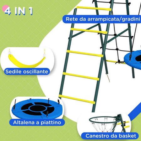 Set-Altalene-da-Giardino-Rotonda-e-Classica,-Scalette-in-Acciaio-e-Corda-e-Canestro-per-Bambini-3-8-Anni-NM6344-082V00YLNM6