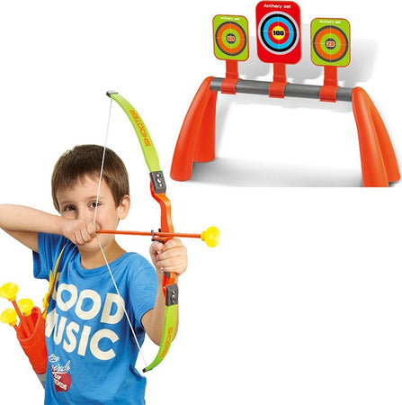 SET ARCIERE PER BAMBINI CON ARCO 3 FRECCE STRUTTURA 3 BERSAGLI E PORTAFRECCE Sport e tempo libero/Sport/Tiro con l'arco/Archi/Archi standard Trade Shop italia - Napoli, Commerciovirtuoso.it