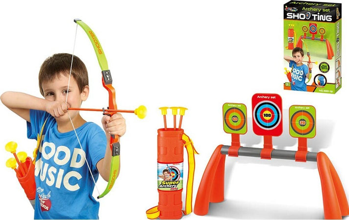 SET ARCIERE PER BAMBINI CON ARCO 3 FRECCE STRUTTURA 3 BERSAGLI E PORTAFRECCE Sport e tempo libero/Sport/Tiro con l'arco/Archi/Archi standard Trade Shop italia - Napoli, Commerciovirtuoso.it