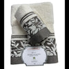 Set Asciugamani 1+1 Via Roma 60 Samba – Spugna di Cotone Jacquard 420 gr/m²