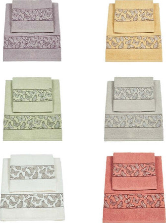 Set-asciugamani-viso-e-ospite-Butterfly-Vingi