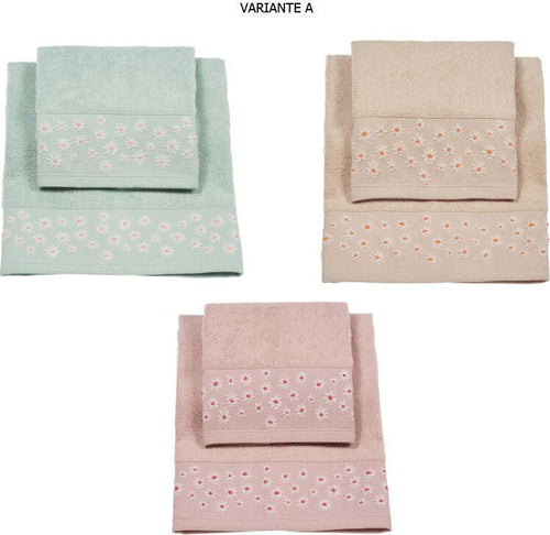 Set-asciugamani-viso-e-ospite-Daisy-Vingi