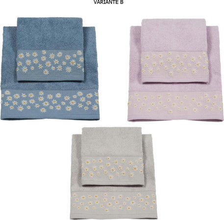 Set-asciugamani-viso-e-ospite-Daisy-Vingi
