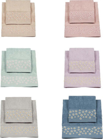 Set-asciugamani-viso-e-ospite-Daisy-Vingi